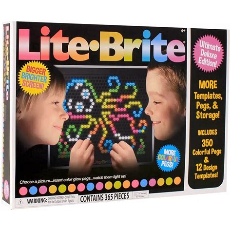 Immerse Yourself in a World of Light Art with the Lite Brite Magic Screen Accessory Bonus Set